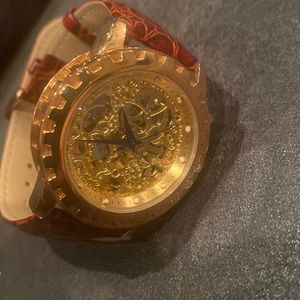 BERNY Skeleton Automatic Watch for Men-Stainless Steel